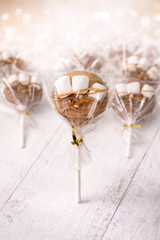PB s’mores cookie pop